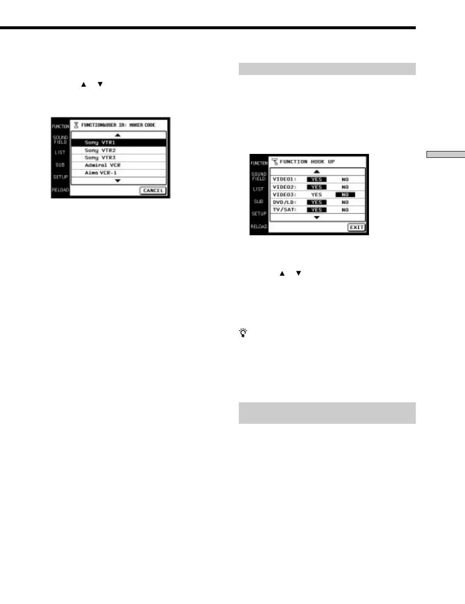 Sony RM-TP503 User Manual | Page 121 / 132