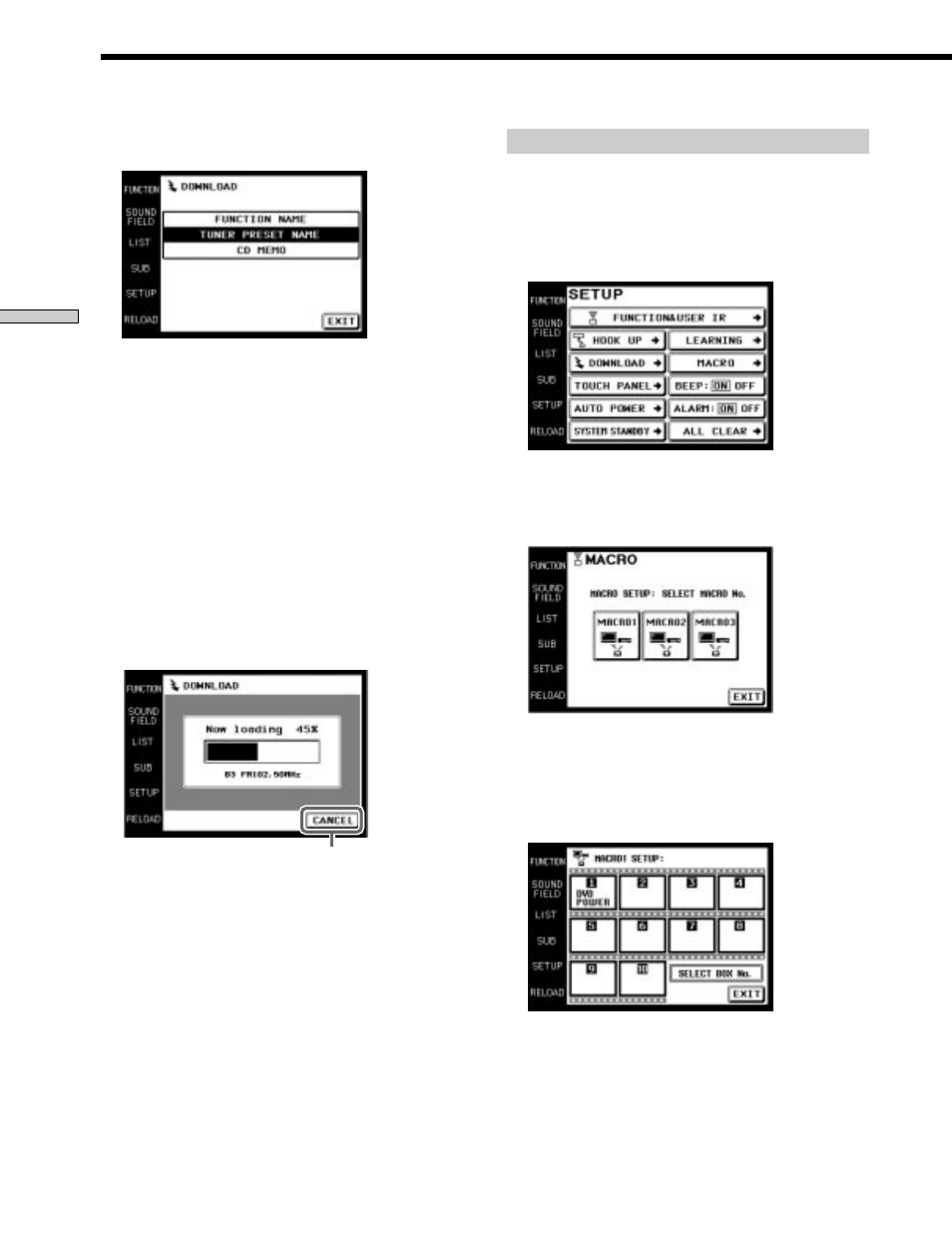 Sony RM-TP503 User Manual | Page 122 / 132