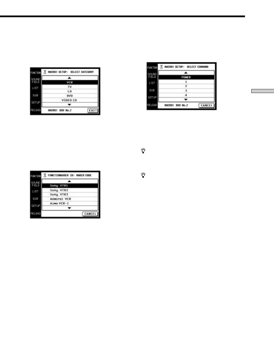 Sony RM-TP503 User Manual | Page 123 / 132