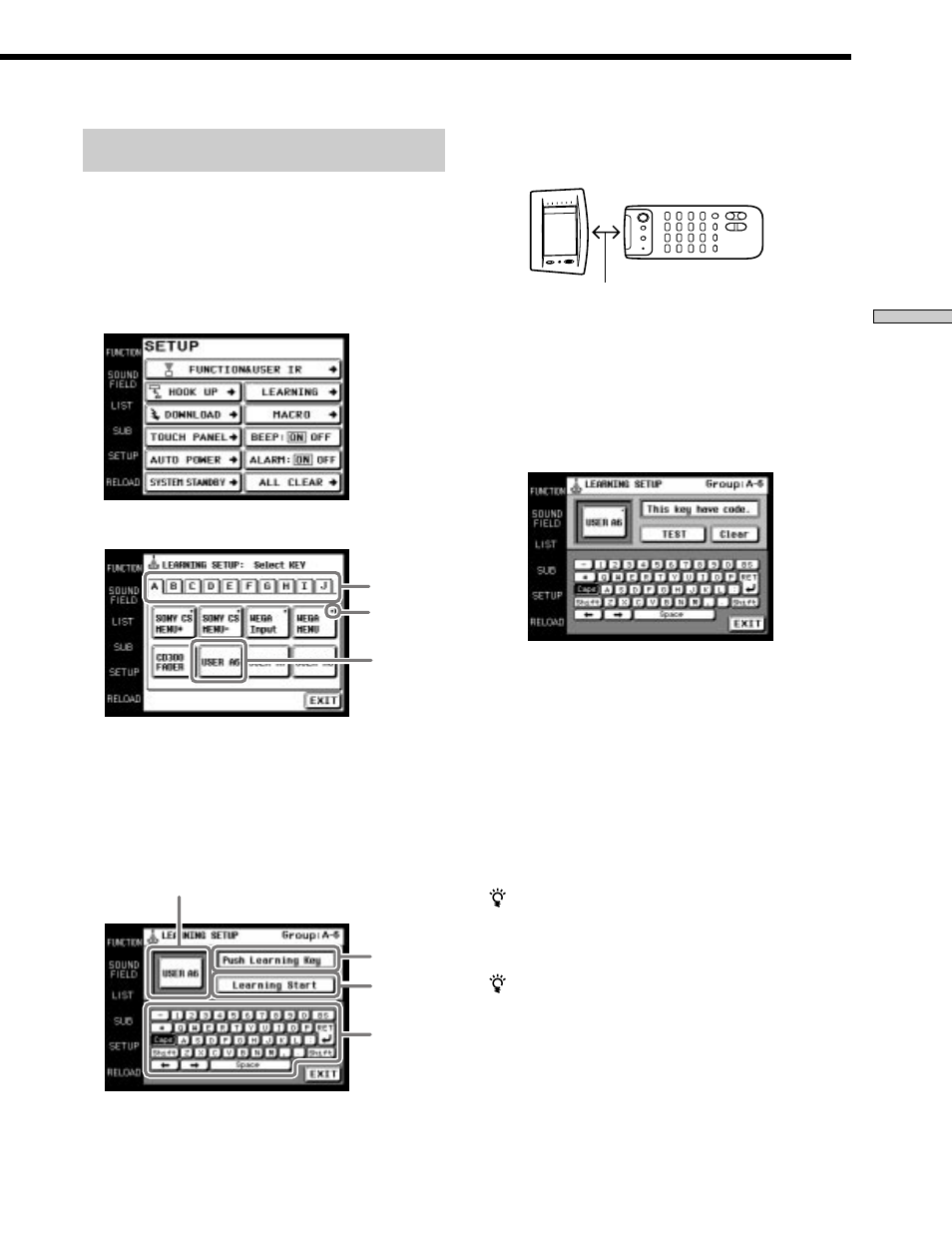 Sony RM-TP503 User Manual | Page 125 / 132