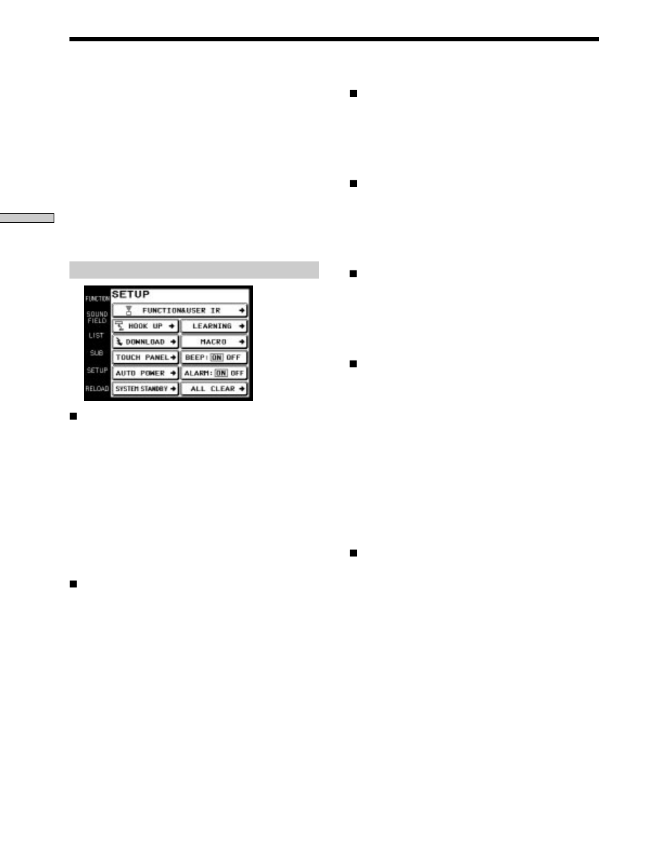 Sony RM-TP503 User Manual | Page 30 / 132