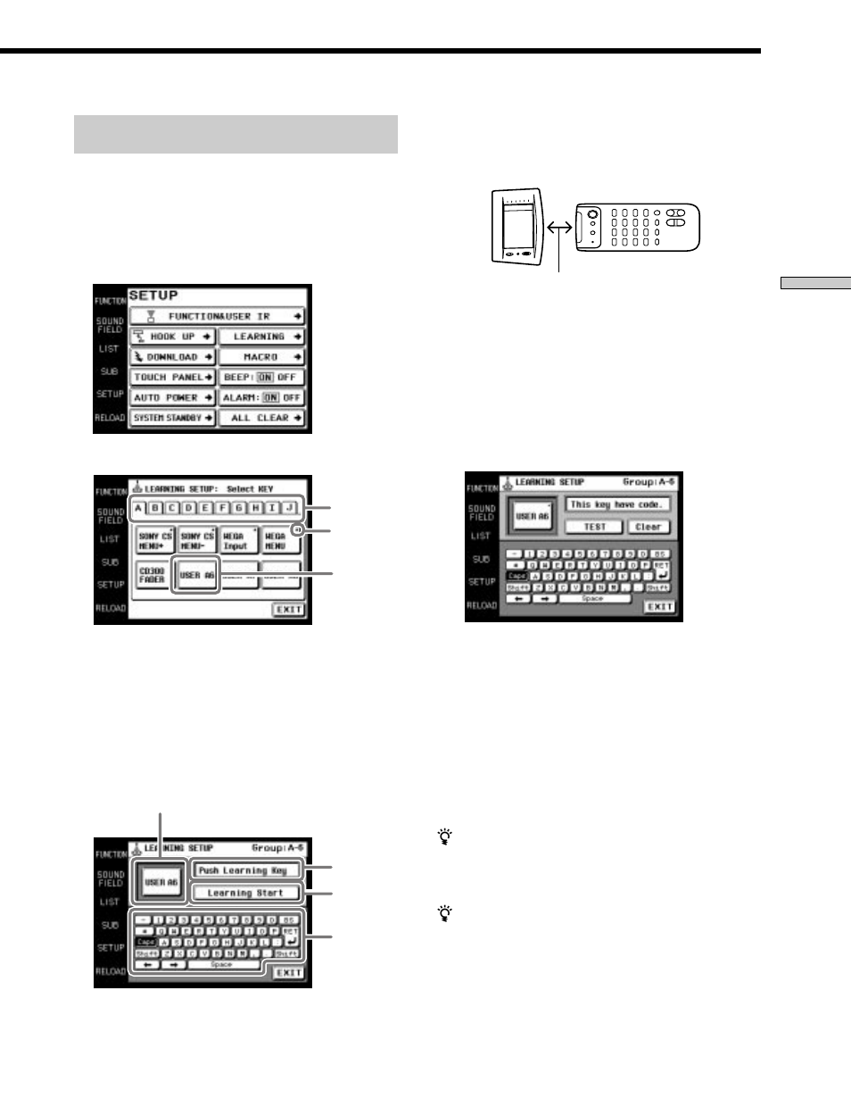 Sony RM-TP503 User Manual | Page 61 / 132