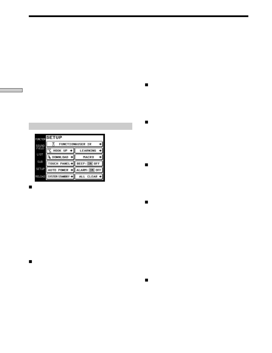 Sony RM-TP503 User Manual | Page 62 / 132