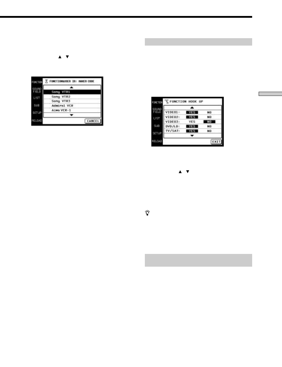 Sony RM-TP503 User Manual | Page 89 / 132