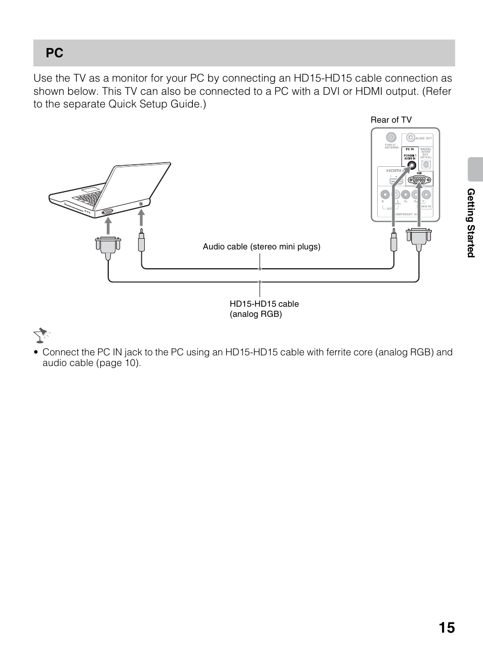 Sony KDL-42EX440 User Manual | Page 15 / 76