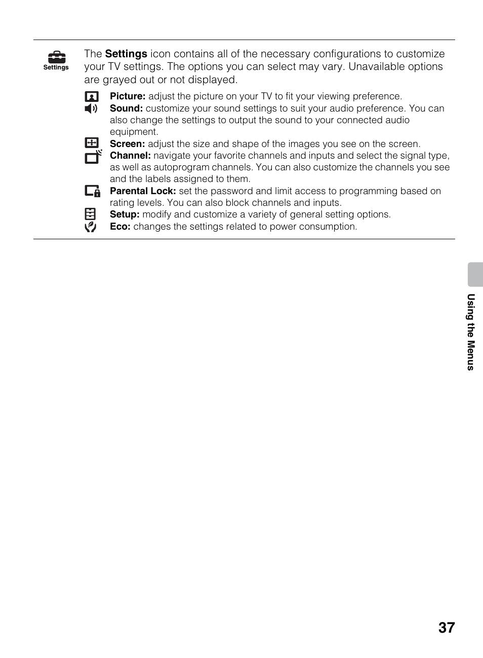 Sony KDL-42EX440 User Manual | Page 37 / 76