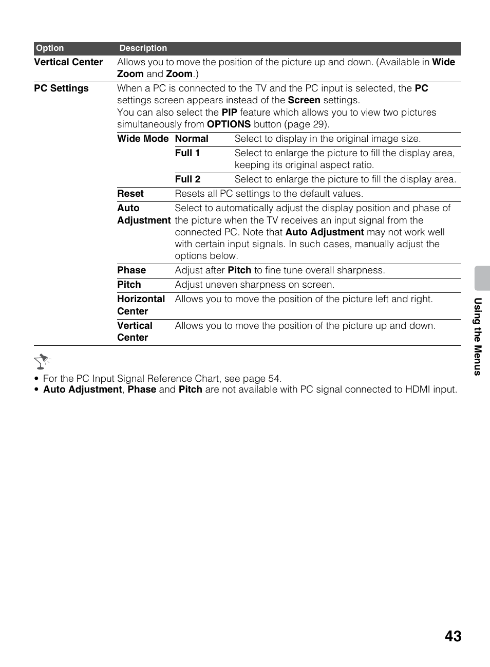 Sony KDL-42EX440 User Manual | Page 43 / 76