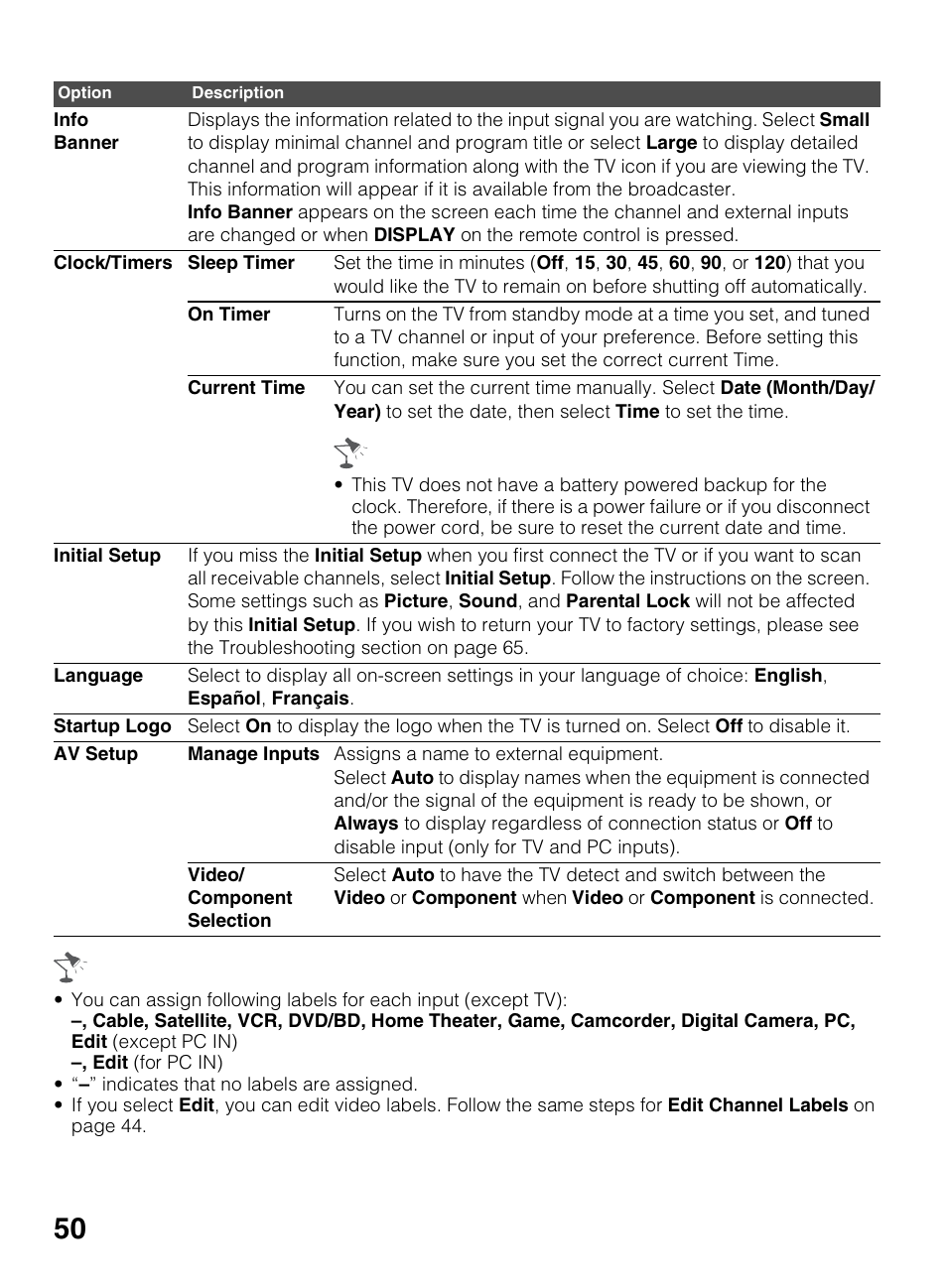 Sony KDL-42EX440 User Manual | Page 50 / 76