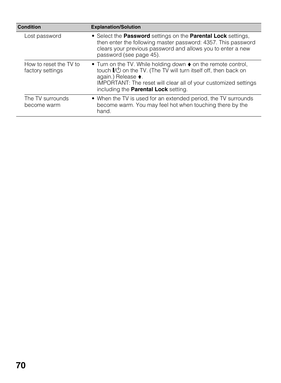 Sony KDL-42EX440 User Manual | Page 70 / 76