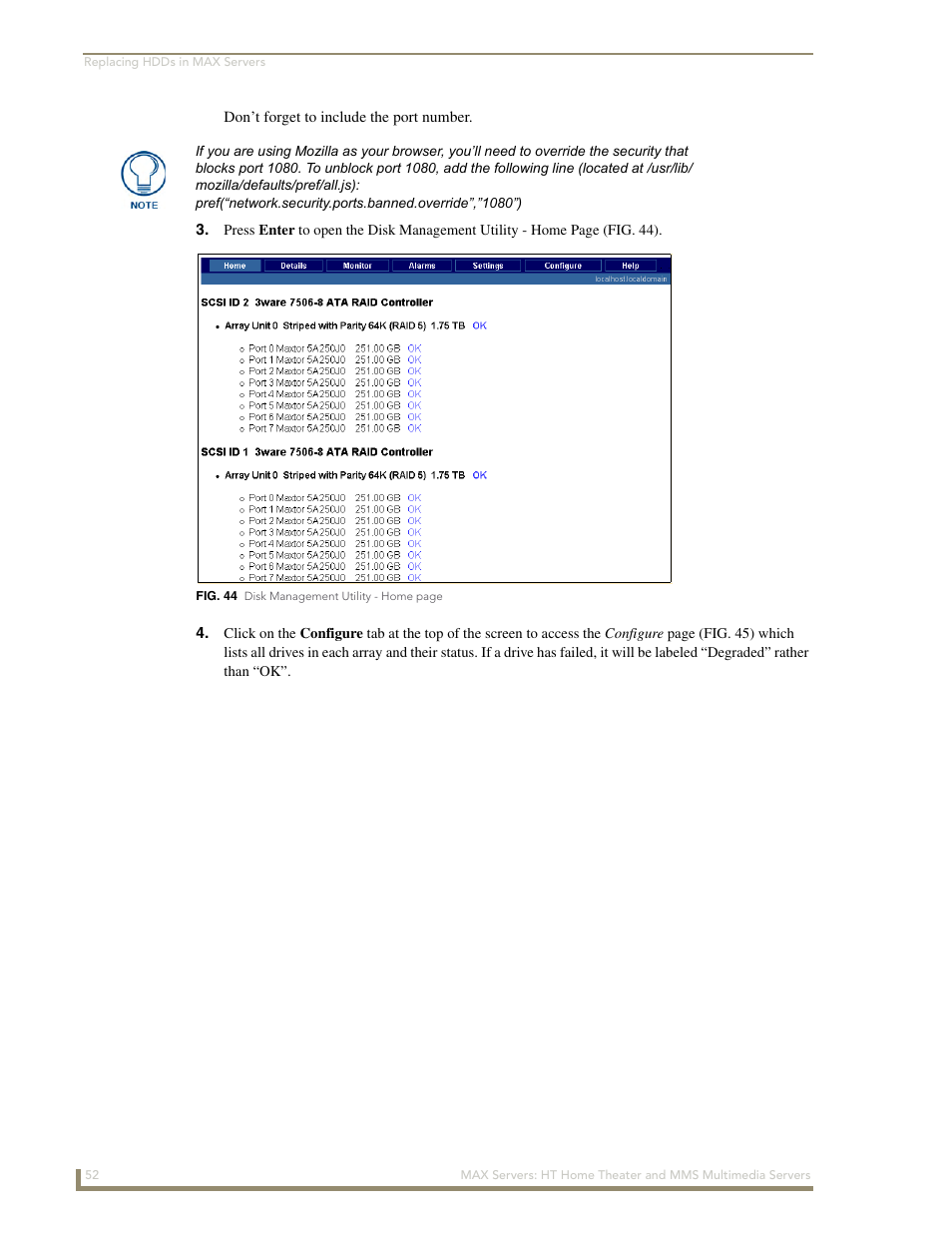 AMX MAX Servers User Manual | Page 58 / 80