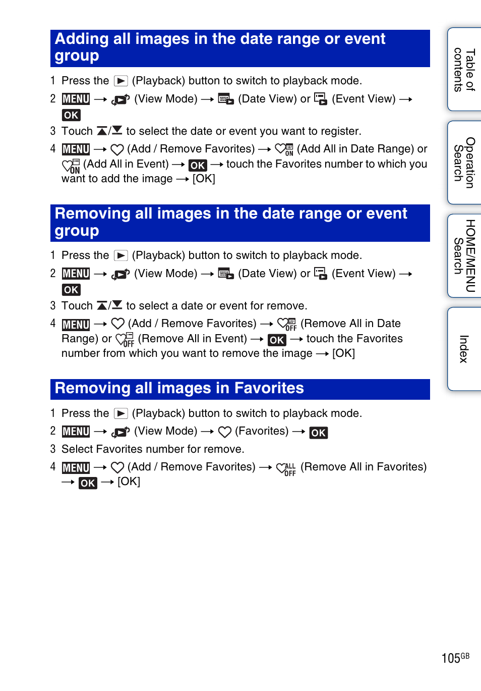 Sony DSC-T700 User Manual | Page 105 / 170