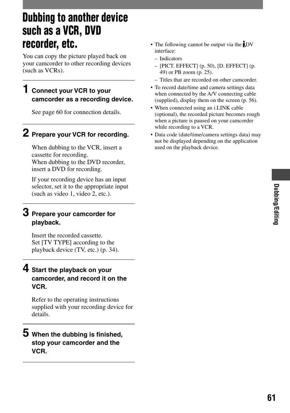 Sony DCR-HC90 User Manual | Page 61 / 123