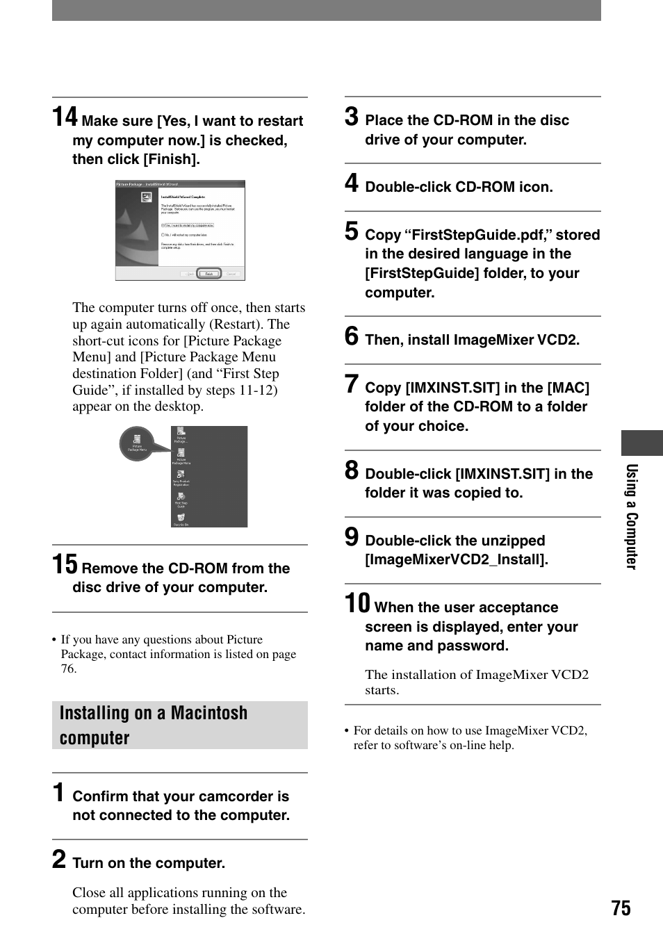 Sony DCR-HC90 User Manual | Page 75 / 123