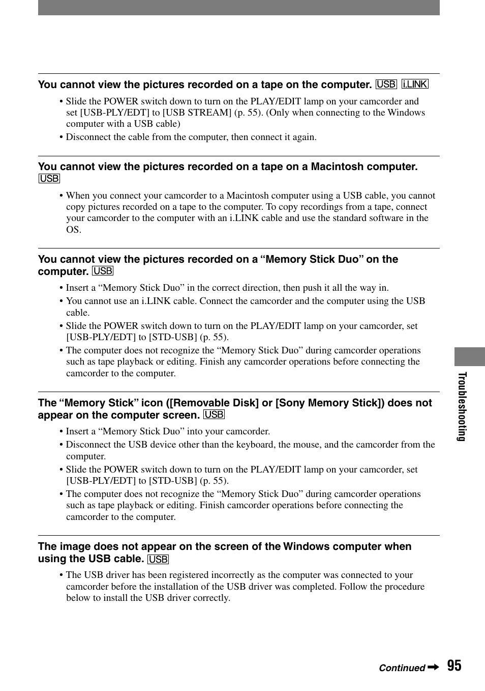 Sony DCR-HC90 User Manual | Page 95 / 123