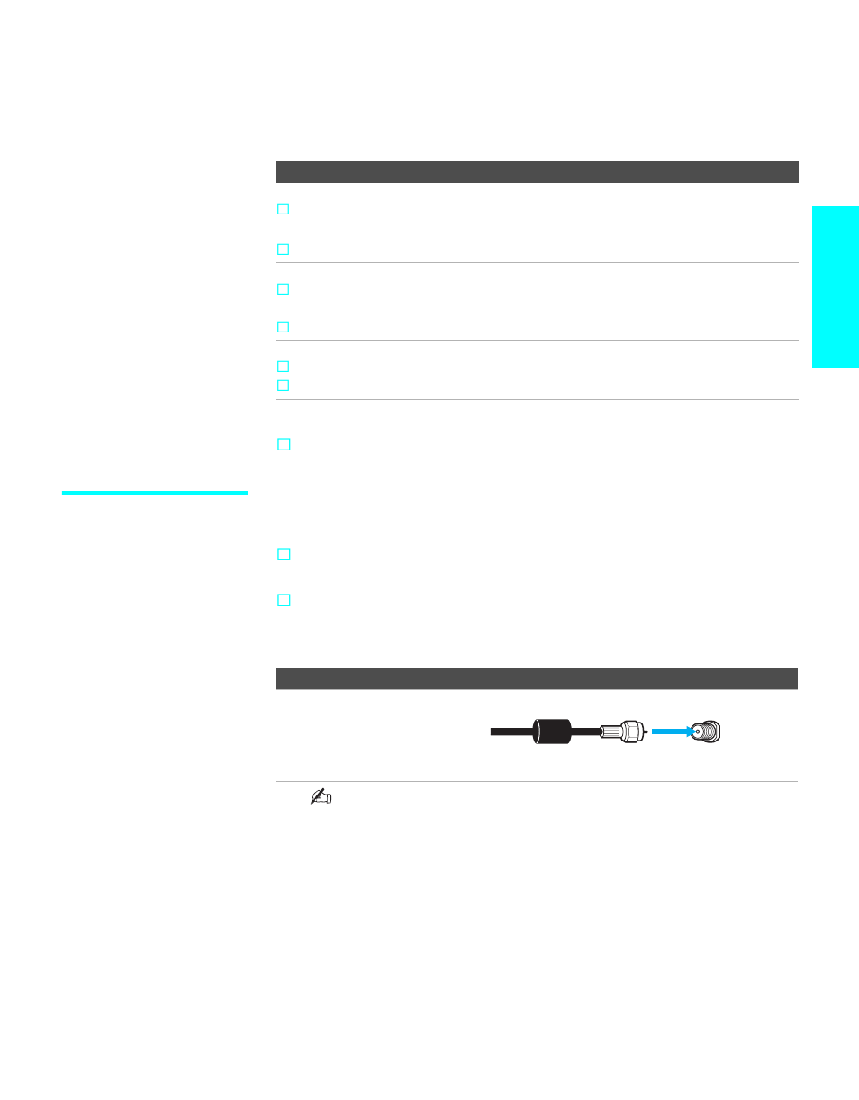 Basic connections: connecting a cable or antenna, Cable or antenna only, Se tu p | Sony KE-50XS910 User Manual | Page 25 / 116