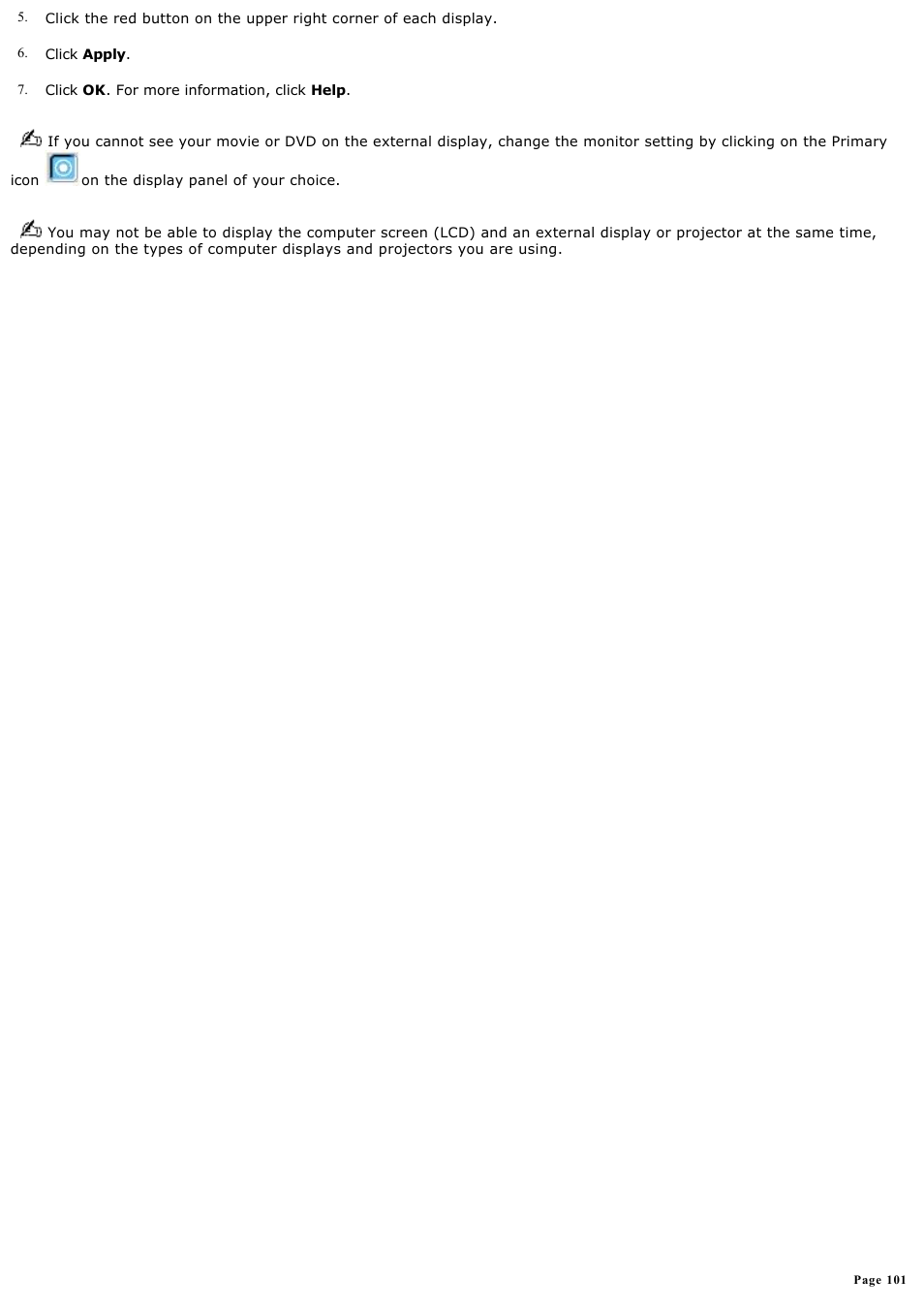 Sony PCG-V505DC2K User Manual | Page 101 / 131