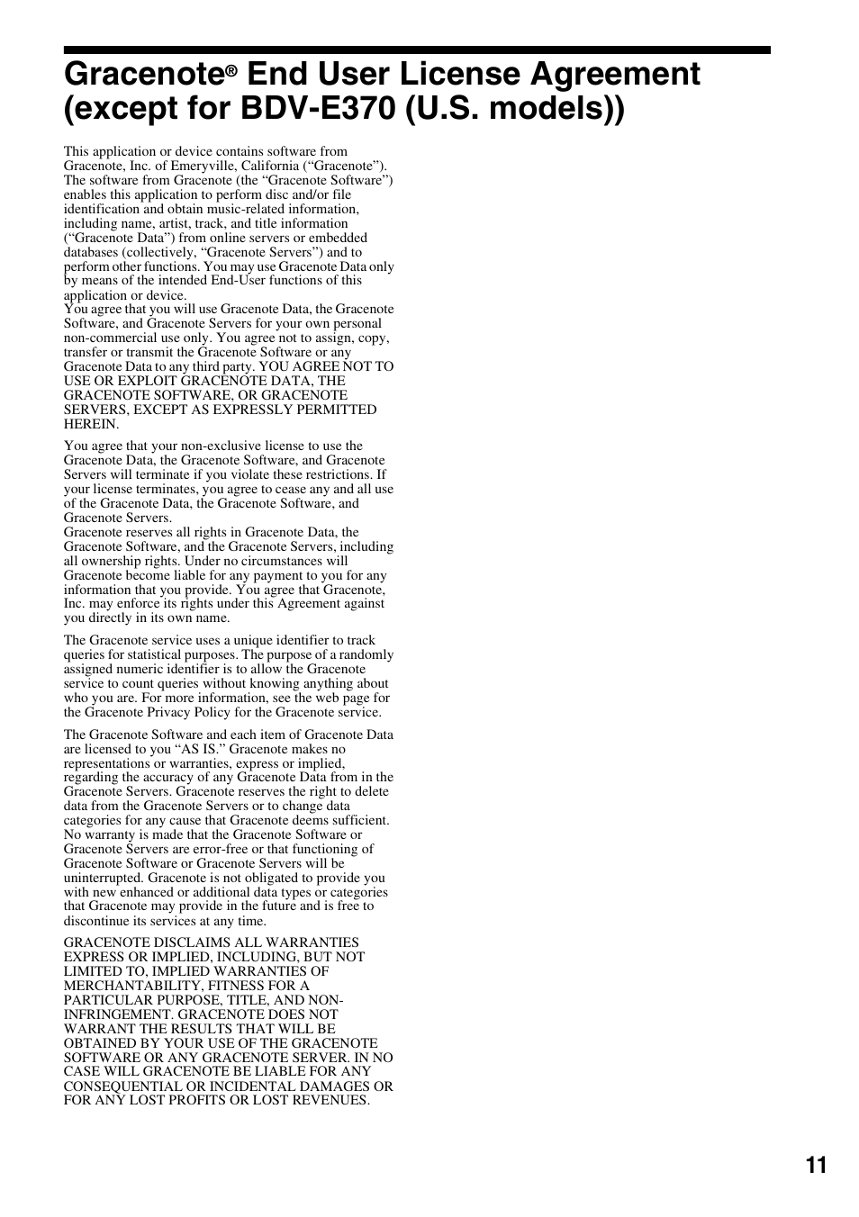 Sony BDV-T57 User Manual | Page 11 / 12