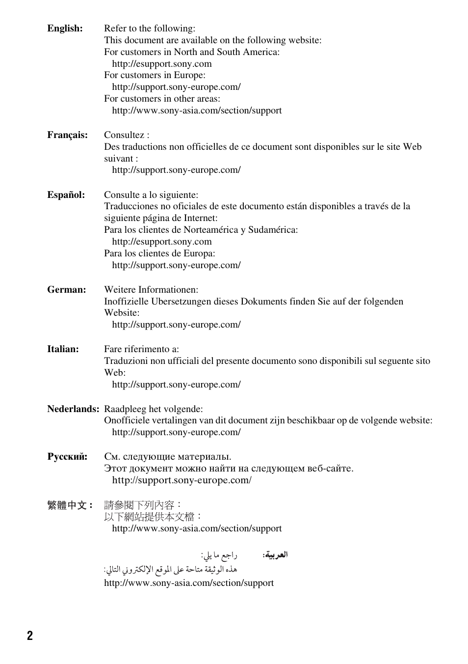 Sony BDV-T57 User Manual | Page 2 / 12