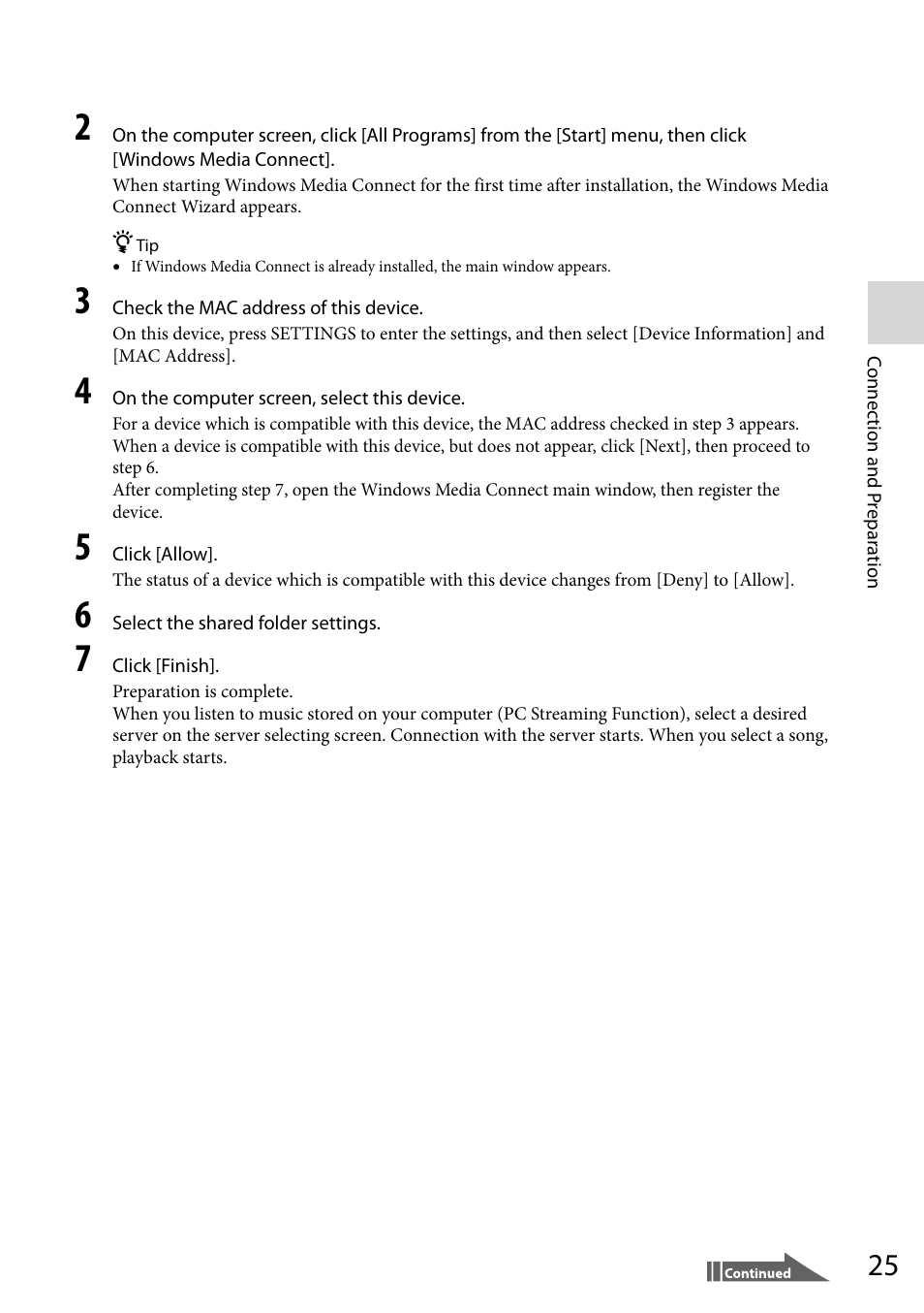 Sony VGF-WA1 User Manual | Page 25 / 75