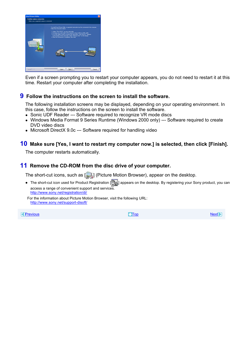 Sony DCR-DVD308 User Manual | Page 7 / 33