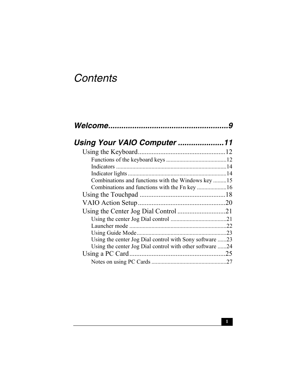 Sony PCG-R505ESK User Manual | 222 pages
