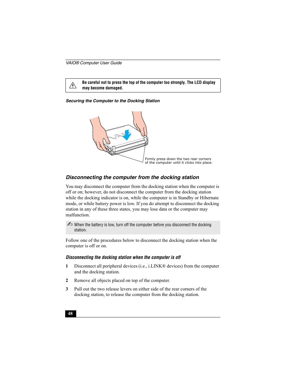 Sony PCG-R505ESK User Manual | Page 48 / 222
