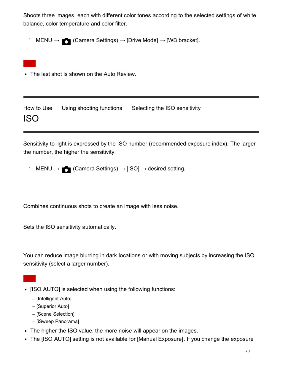 Menu item details | Sony DSC-HX400V User Manual | Page 80 / 196