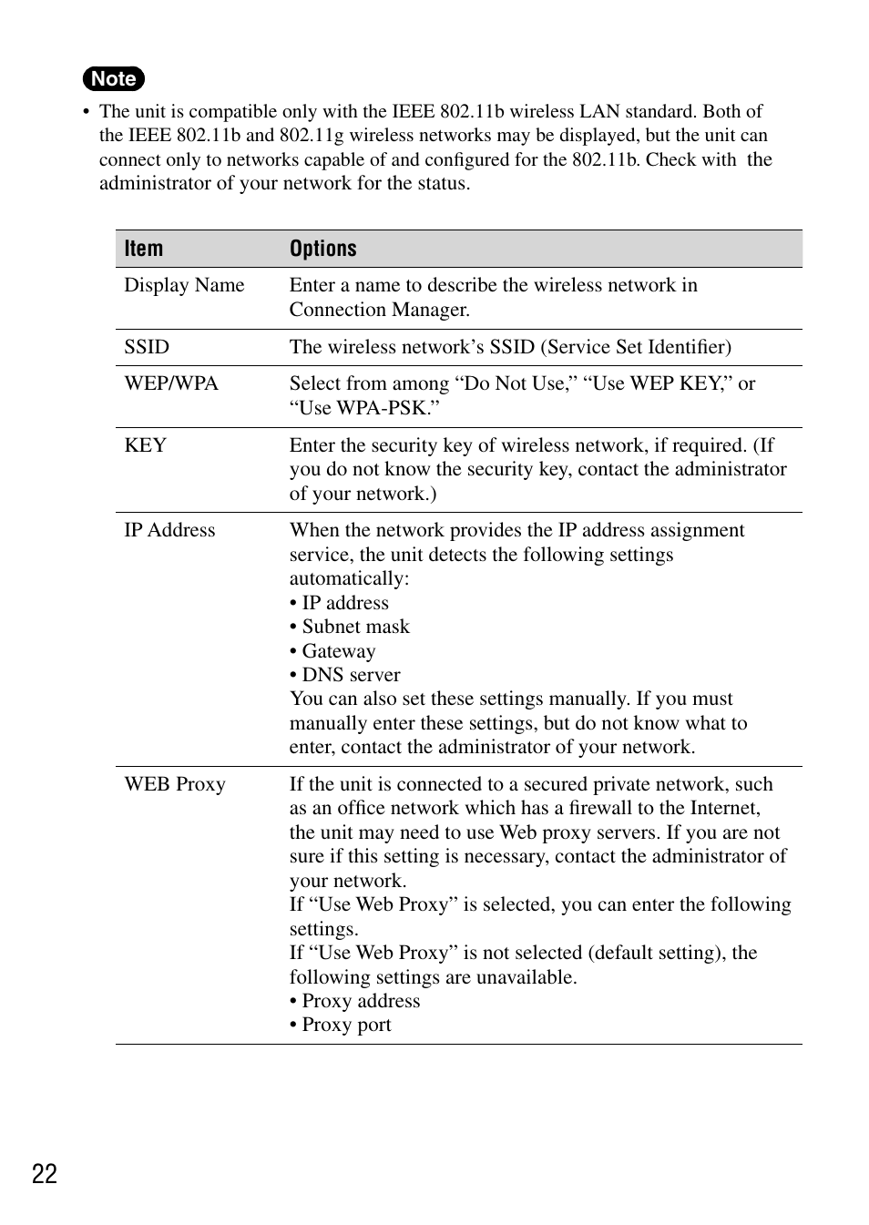 Sony COM-1 User Manual | Page 22 / 56