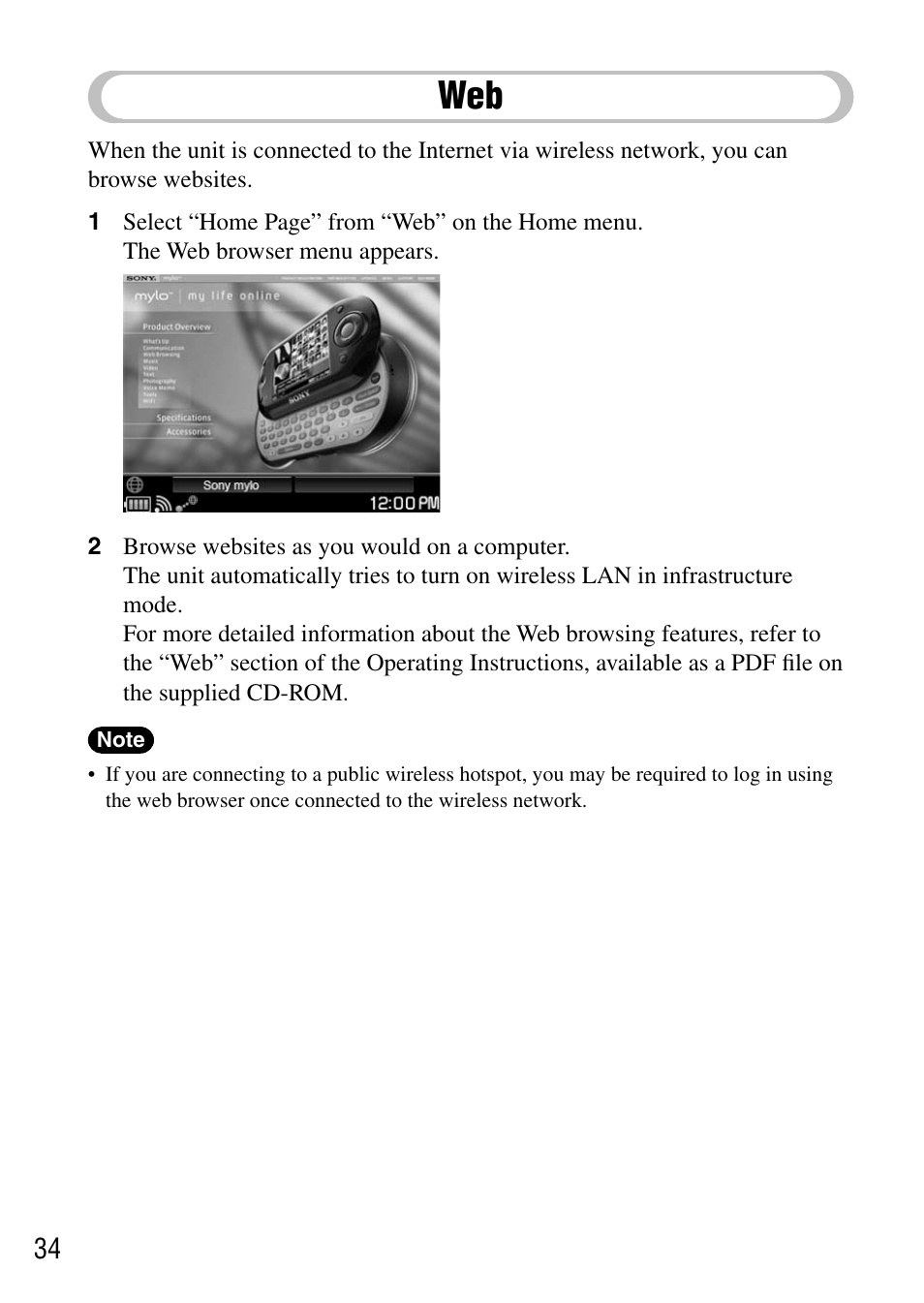 Sony COM-1 User Manual | Page 34 / 56