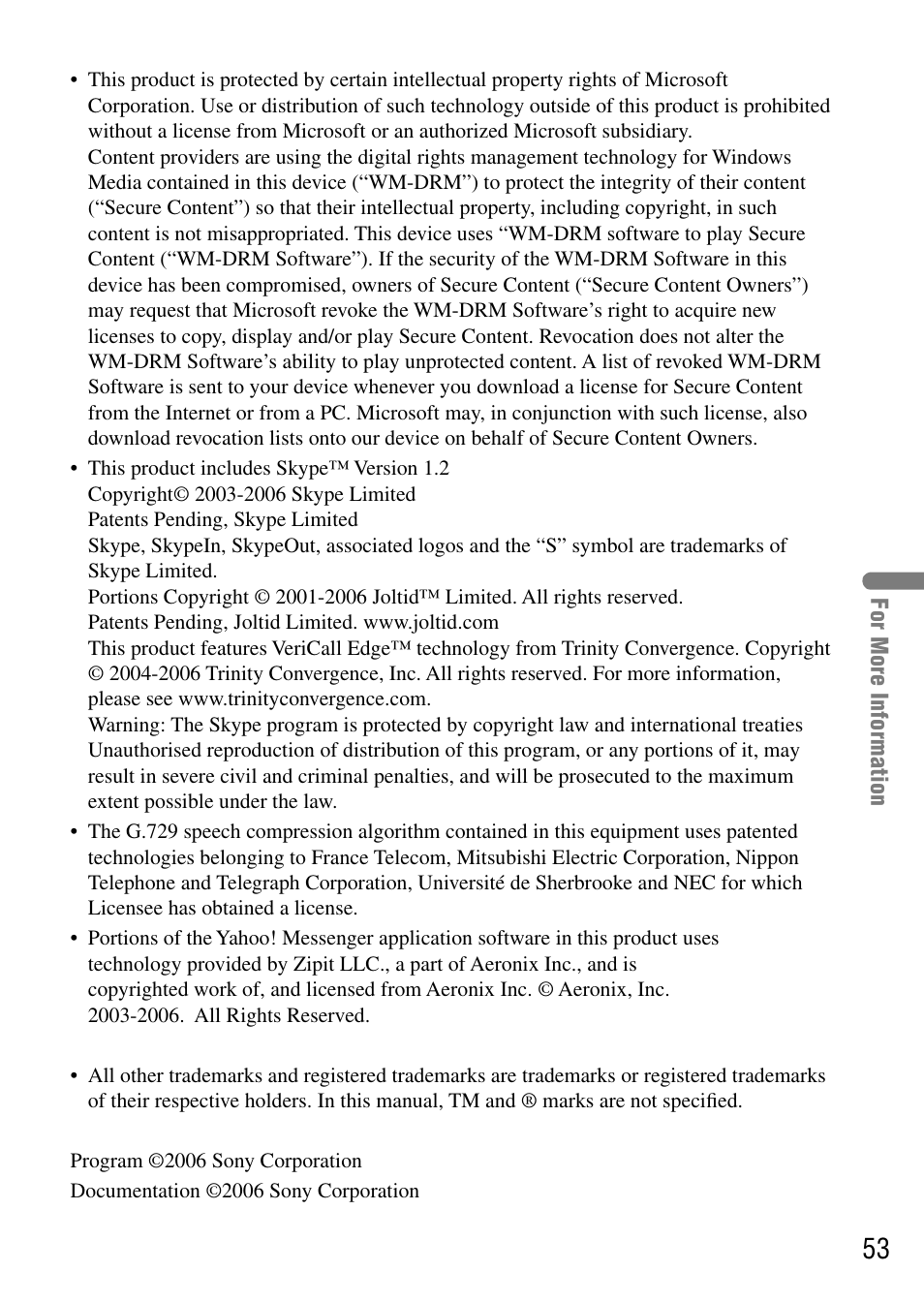 Sony COM-1 User Manual | Page 53 / 56