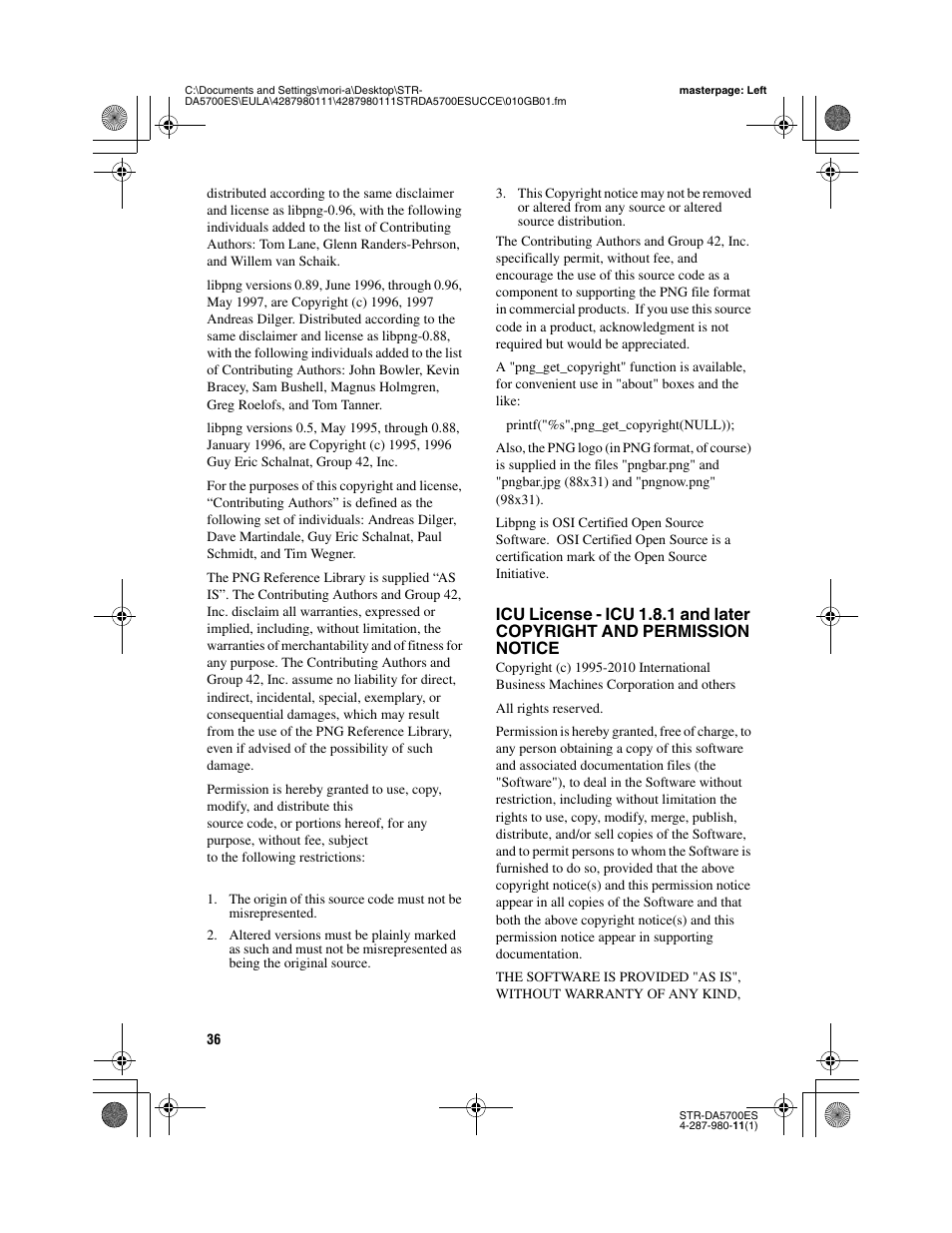 Sony STR-DA3700ES User Manual | Page 36 / 64