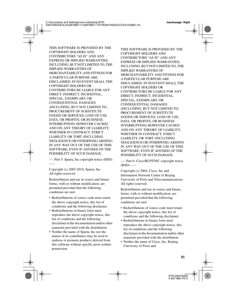 Sony STR-DA3700ES User Manual | Page 51 / 64