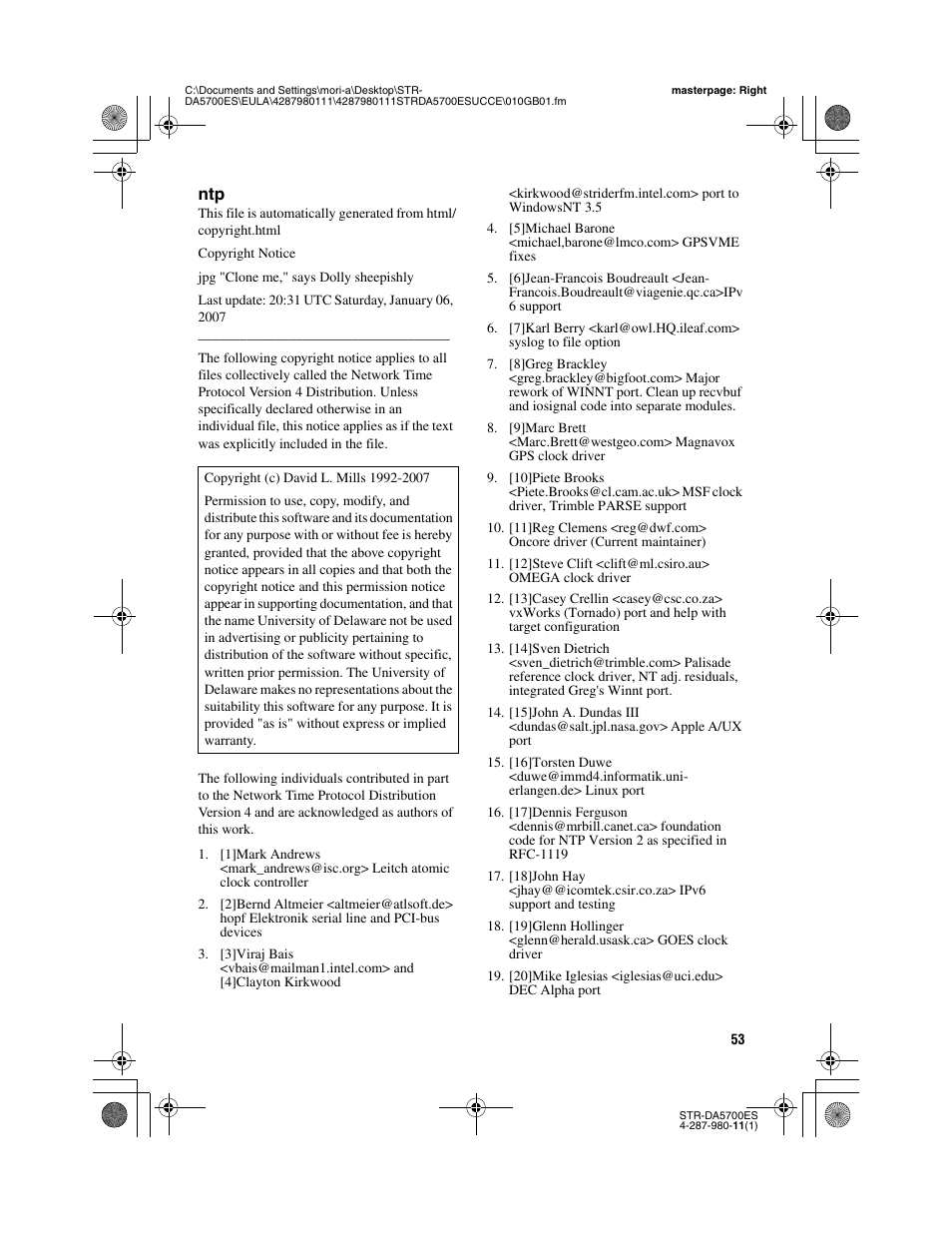 Sony STR-DA3700ES User Manual | Page 53 / 64