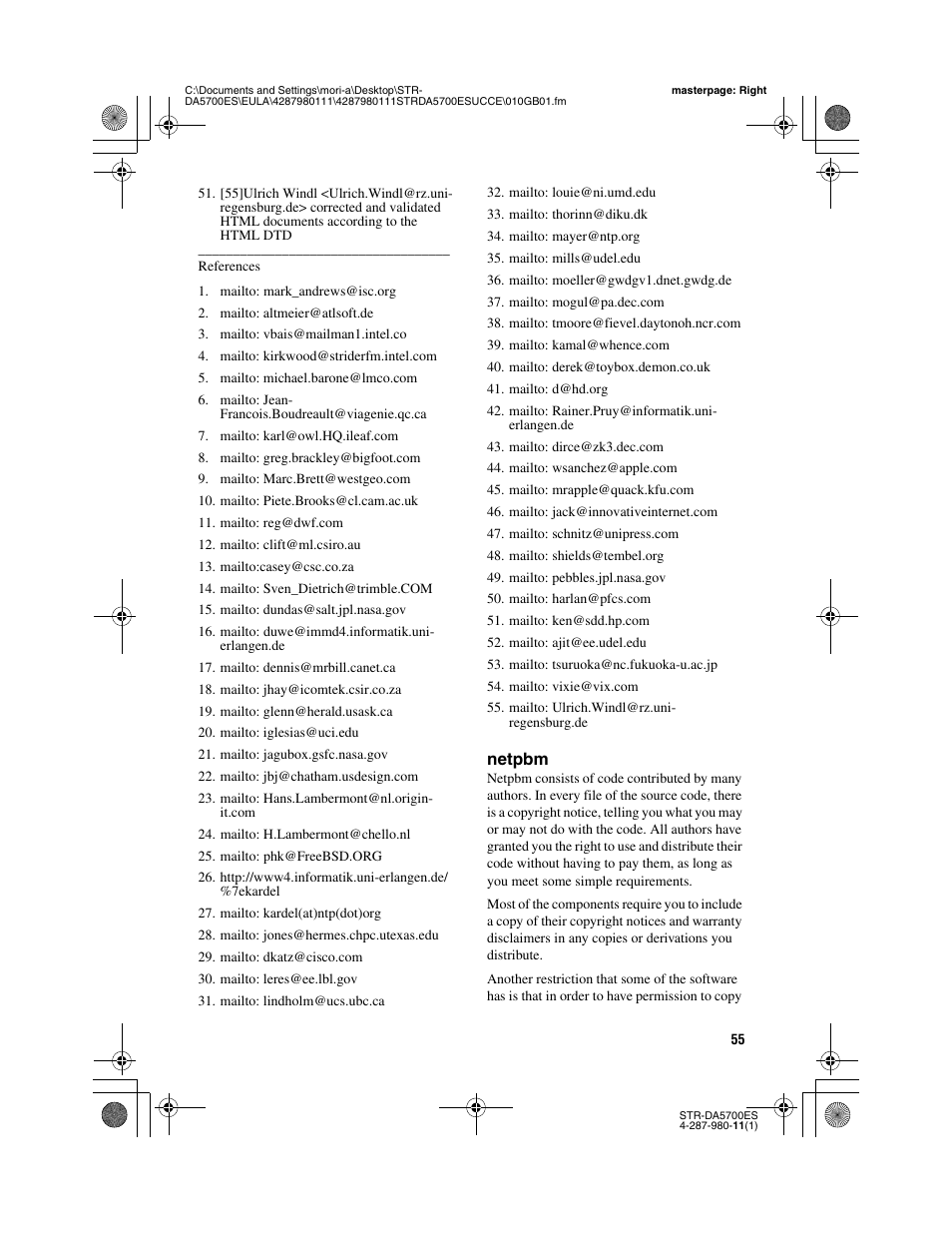 Sony STR-DA3700ES User Manual | Page 55 / 64