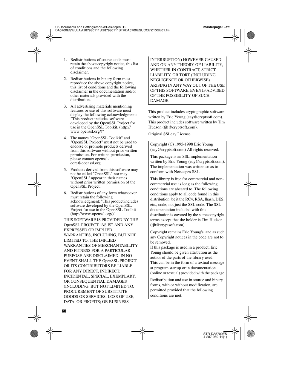 Sony STR-DA3700ES User Manual | Page 60 / 64