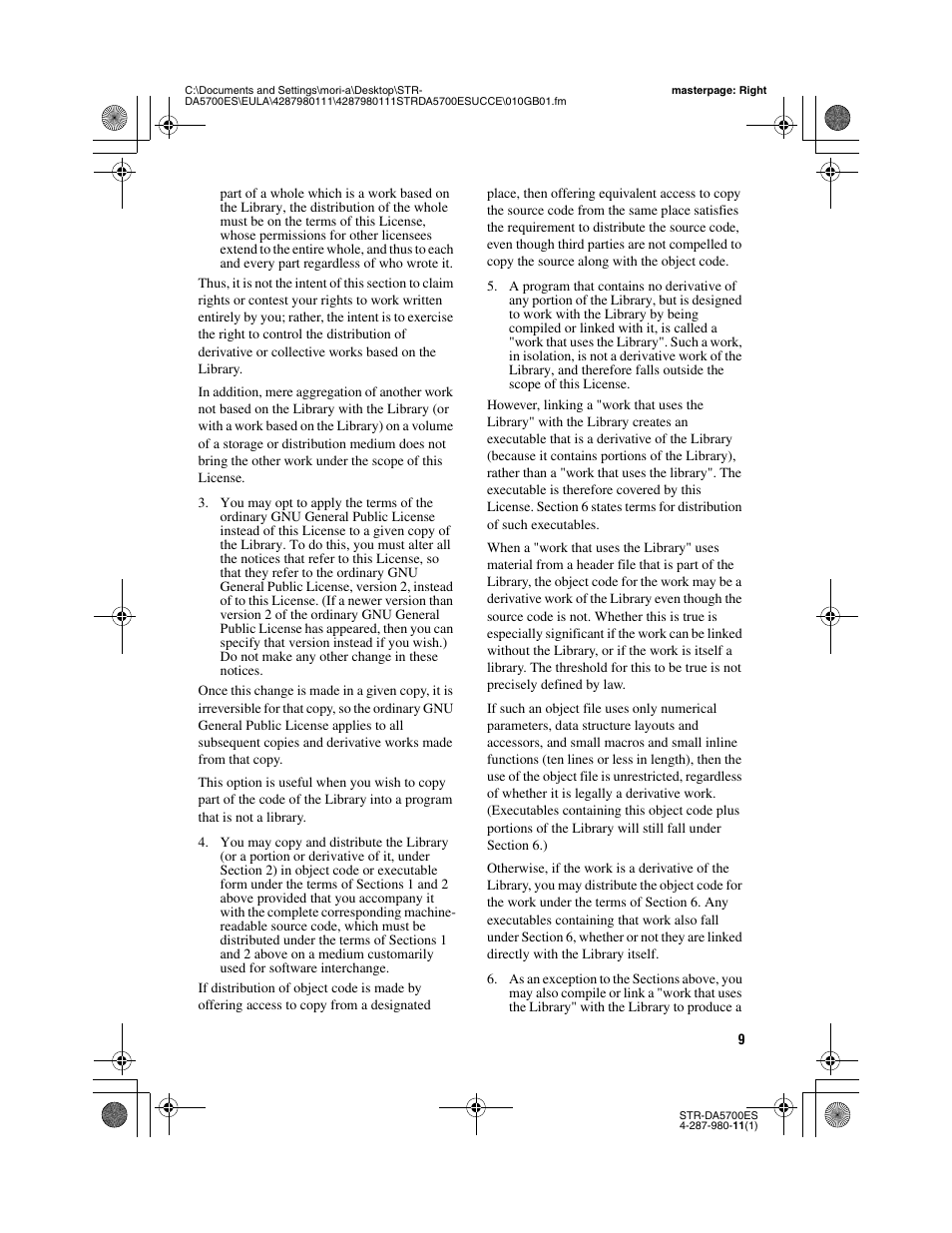 Sony STR-DA3700ES User Manual | Page 9 / 64