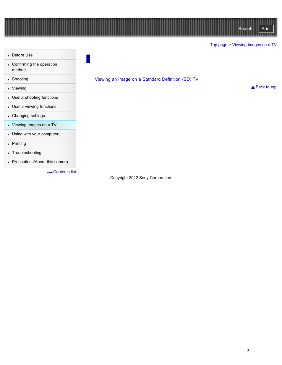 Viewing images on a tv, Cyber-shot user guide | Sony DSC-W730 User Manual | Page 15 / 201