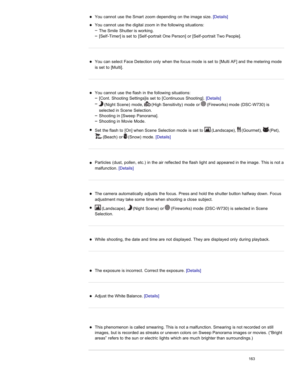 Sony DSC-W730 User Manual | Page 170 / 201