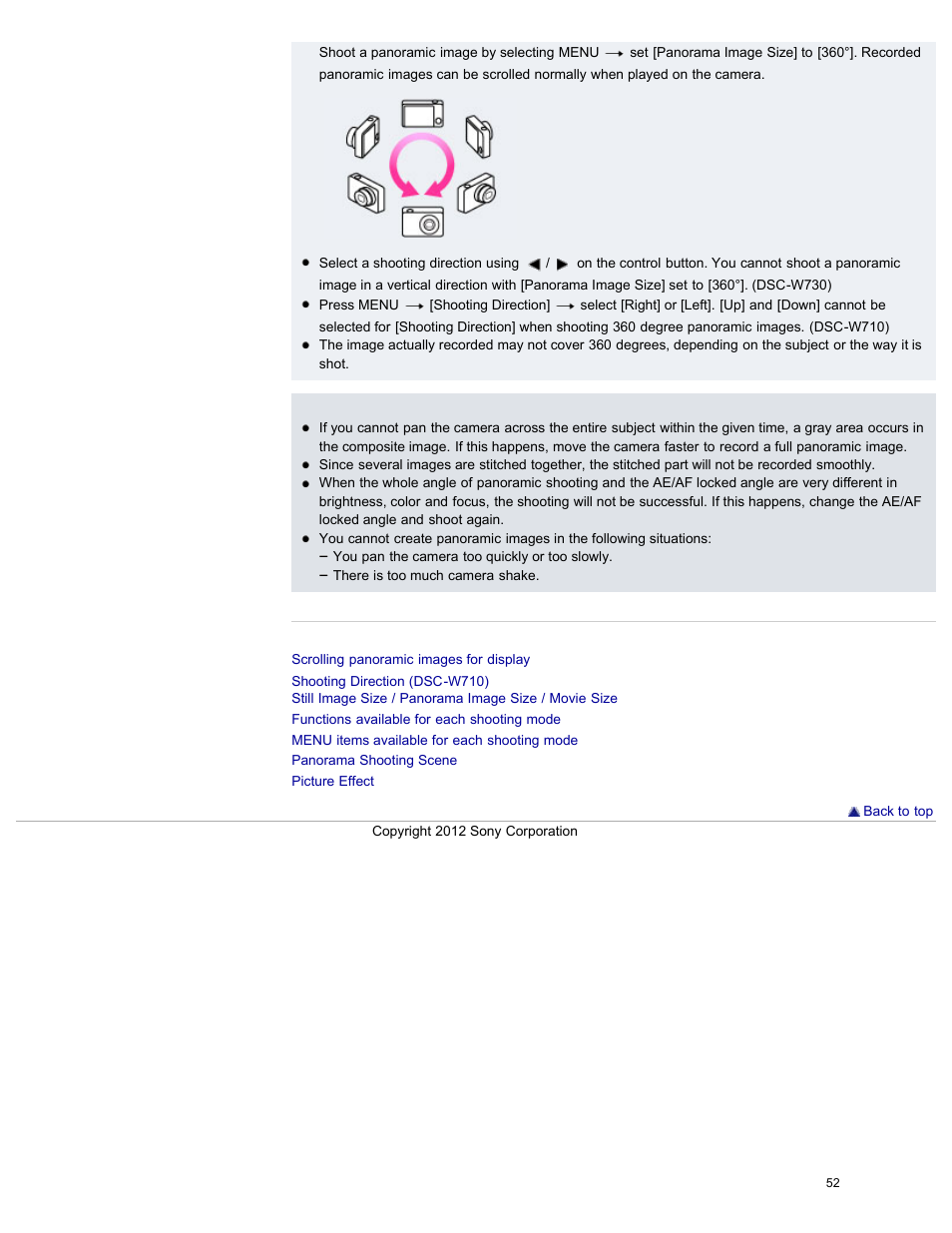 Sony DSC-W730 User Manual | Page 59 / 201