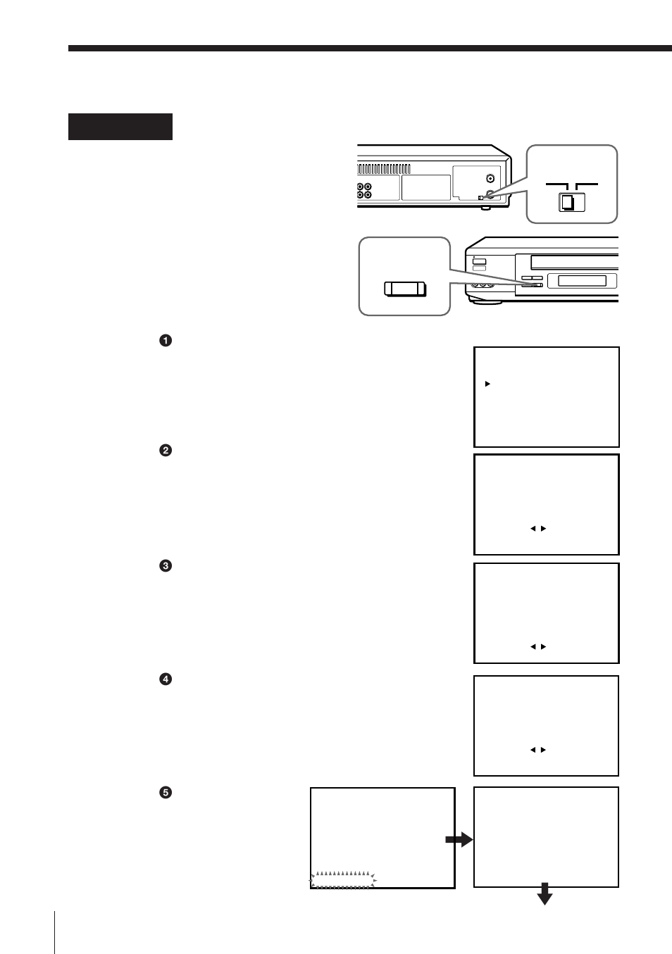 Hookup 2: vcr setup, 14 step 3: hookups (continued), Press easy set up on the vcr | Rf unit | Sony SLV-777HF User Manual | Page 14 / 88