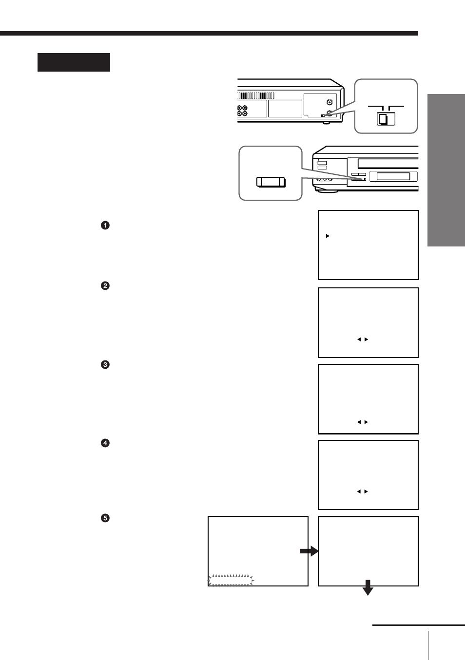 Hookup 3: vcr setup, Getting started, Press easy set up on the vcr | Rf unit | Sony SLV-777HF User Manual | Page 17 / 88