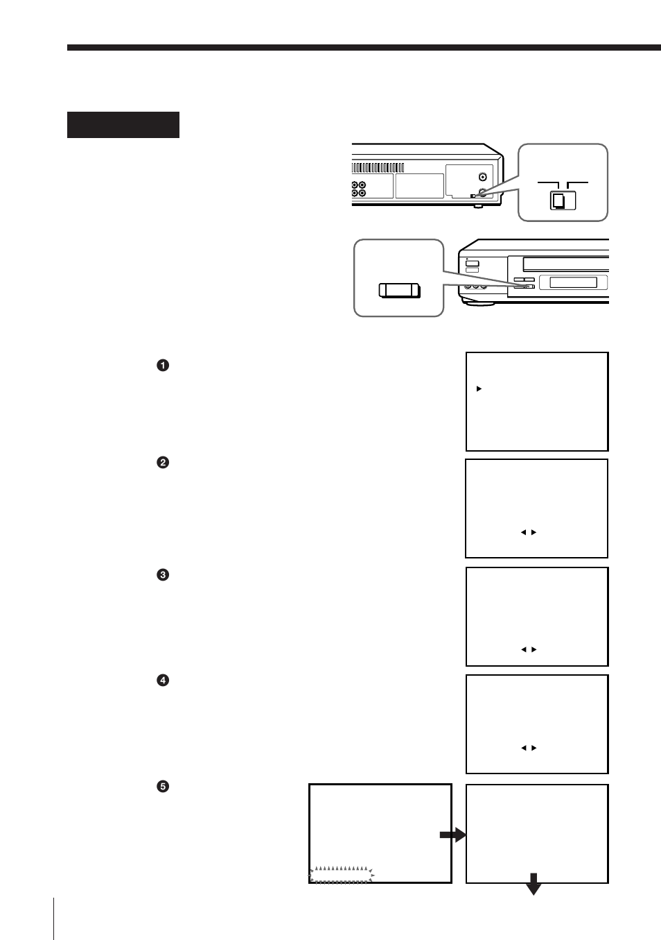Hookup 4: vcr setup, Step 3: hookups (continued), Turn on your cable box | Press easy set up on the vcr, Rf unit | Sony SLV-777HF User Manual | Page 20 / 88
