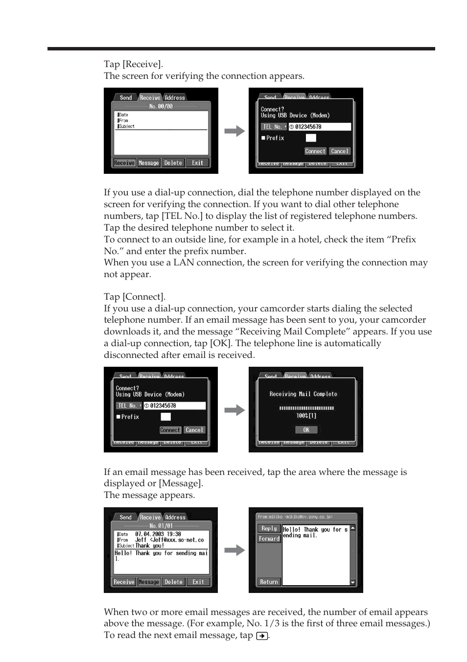 Sony DCR-TRV70 User Manual | Page 100 / 168
