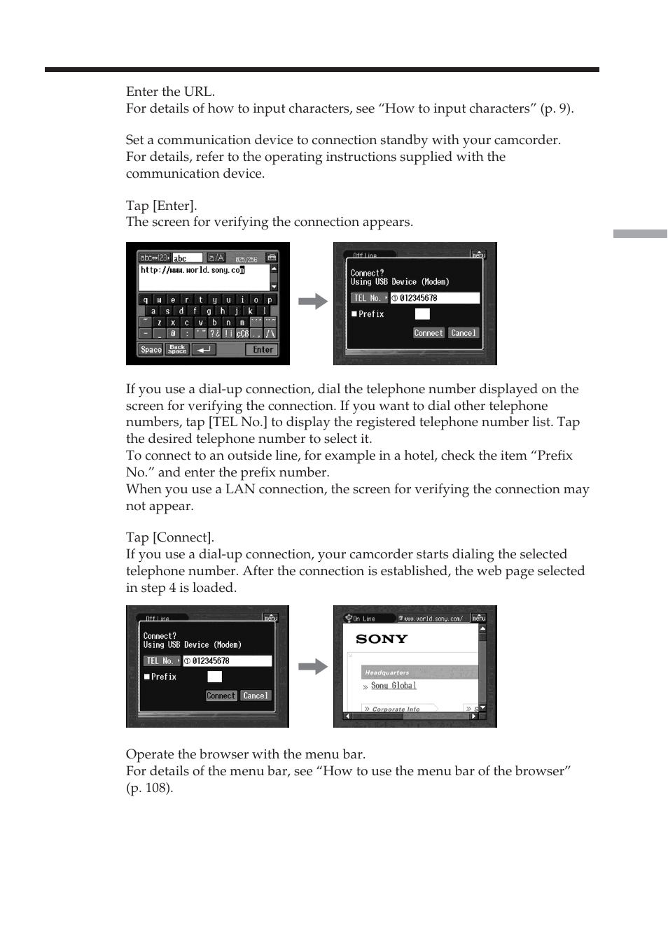 Sony DCR-TRV70 User Manual | Page 107 / 168