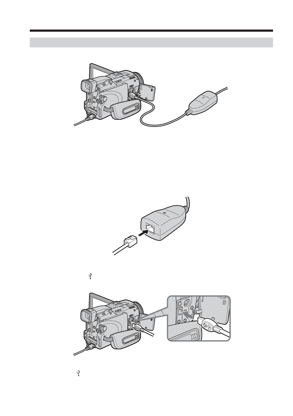 Connecting to lan with the usb-ethernet adaptor | Sony DCR-TRV70 User Manual | Page 22 / 168