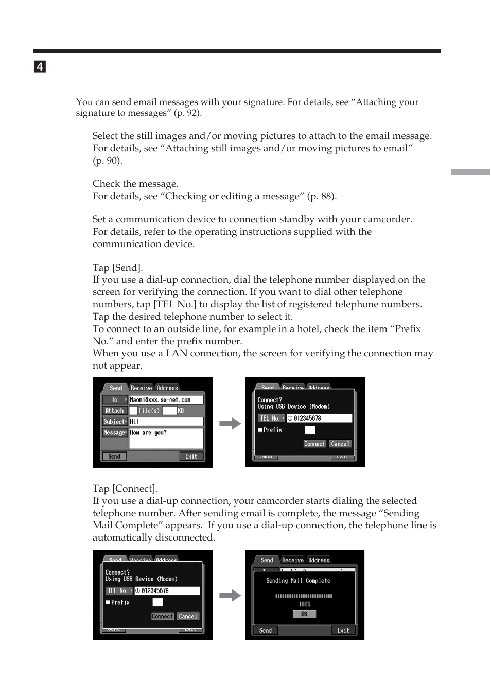 Sony DCR-TRV70 User Manual | Page 87 / 168