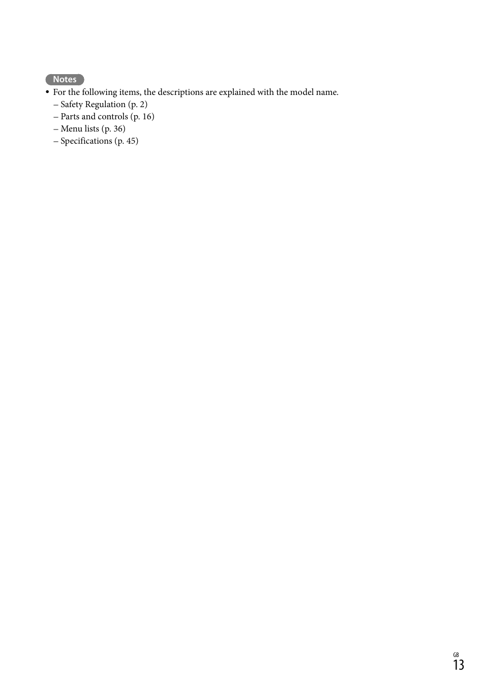 Sony HDR-CX380 User Manual | Page 13 / 52