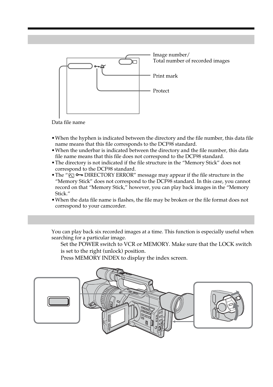 Sony DCR-VX2100 User Manual | Page 134 / 176