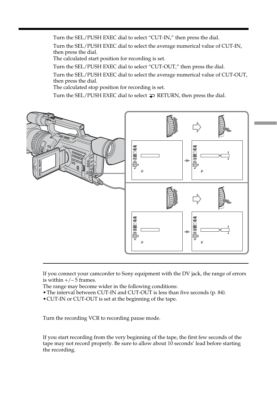 Sony DCR-VX2100 User Manual | Page 83 / 176