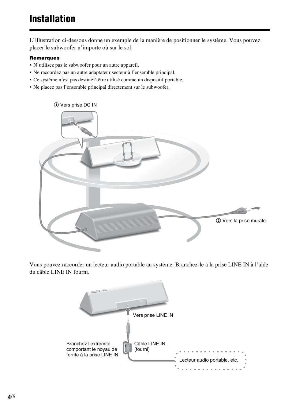 Installation | Sony CPF-IP001 User Manual | Page 12 / 100